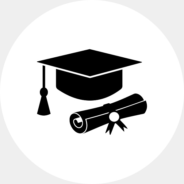 Illustration of cap and diploma